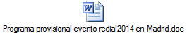 Programa provisional evento redial2014 en Madrid.doc
